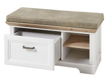 Sitzbank >Jasmin< in Antik - 93x49x41cm (BxHxT)