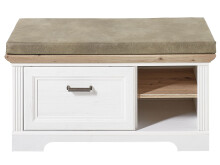 Sitzbank >Jasmin< in Antik - 93x49x41cm (BxHxT)