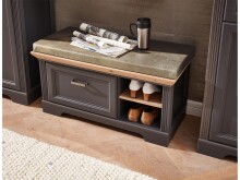 Sitzbank >Jasmin< in Antik - 93x49x41cm (BxHxT)