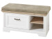 Sitzbank >Jasmin< in Antik - 93x49x41cm (BxHxT)