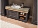 Sitzbank >Jasmin< in Antik - 93x49x41cm (BxHxT)