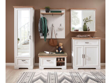Sitzbank >Jasmin< in Pinie hell - 93x49x41cm (BxHxT)