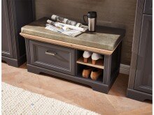 Garderoben-Set >Jasmin< in Graphit - 280x204x41cm (BxHxT)