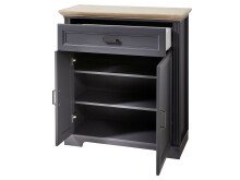 Garderoben-Set >Jasmin< in Graphit - 280x204x41cm (BxHxT)