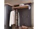 Garderoben-Set >Jasmin< in Graphit - 280x204x41cm (BxHxT)