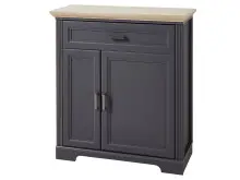 Garderoben-Set >Jasmin< in Graphit - 223x204x41cm...