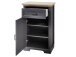 Garderoben-Set >Jasmin< in Graphit aus Metall - 281x204x41cm (BxHxT)