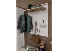 Garderoben-Set >Jasmin< in Pinie-Hell - 280x204x41cm (BxHxT)
