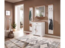 Garderoben-Set >Jasmin< in Pinie-Hell - 223x204x41cm (BxHxT)