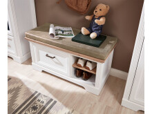 Garderoben-Set >Jasmin< in Pinie Hell - 281x204x41cm (BxHxT)