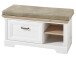 Garderoben-Set >Jasmin< in Pinie Hell - 281x204x41cm (BxHxT)