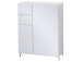 Schuhschrank >Redditch I< in Alufarben aus Kunststoff - 80x104x39cm (BxHxT)