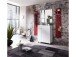 Garderobenpaneel >Redditch< in rot aus MDF - 32x164x30cm (BxHxT)