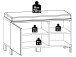 Sitzbank >Redditch< in Weiß aus Kunststoff - 80x48x39cm (BxHxT)