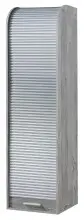 Jalousieschrank >Organizer< in Beton Silber - 45x164x40cm (BxHxT)