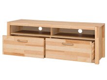TV-Board >Leduc< in Kernbuche aus Metall -...