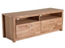 TV-Board >Leduc< in Wildeiche aus Metall - 155x58x50cm (BxHxT)