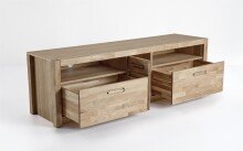 TV-Board >Leduc< in Wildeiche aus Metall - 155x58x50cm (BxHxT)