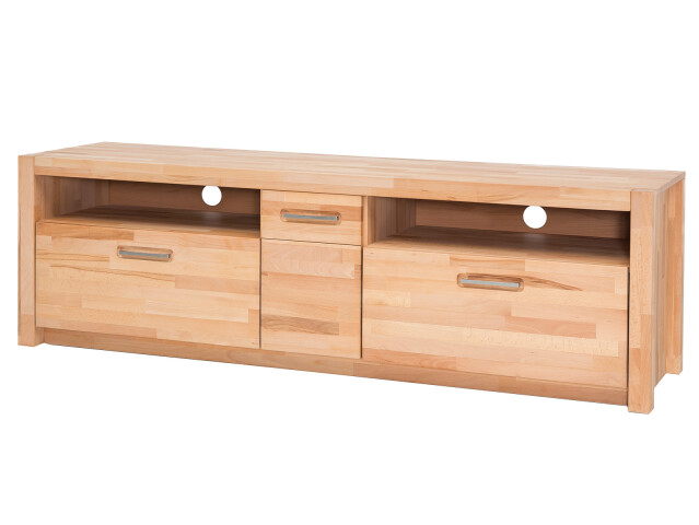 TV-Board >Leduc< in Kernbuche aus Metall - 185x58x50cm (BxHxT)