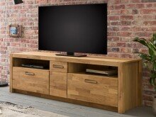 TV-Board >Leduc< in Wildeiche aus Metall -...