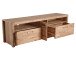 TV-Board >Leduc< in Wildeiche aus Metall - 185x58x50cm (BxHxT)