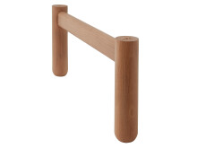 Couchtisch >Redditch I< in Alufarben aus Kunststoff - 110x35x65cm (BxHxT)
