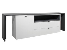 Sideboard >Shayla III< in Weiß matt Lack -...