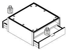 Couchtisch >Shayla I< in Weiß matt Lack aus Glas - 70x40x69cm (BxHxT)