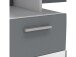 Schreibtisch >Plano< in Weiß - 121.5x109.7x55.1cm (BxHxT)
