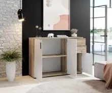 Kommode >Freida< (B/H/T 120 x 82 x 35 cm) in Old-Style - 120x82x35cm (BxHxT)