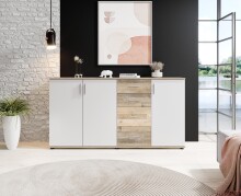 Kommode >Freida< (B/H/T 160 x 82 x 35 cm) in Old-Style - 160x82x35cm (BxHxT)