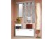 Garderoben-Set >Selene< in Beton - 100x190x25cm (BxHxT)