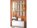 Garderoben-Set >Selene< in Beton - 100x190x25cm (BxHxT)