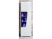 Vitrine >Filmer II< in Schwarz aus Metall - 62x205x37cm (BxHxT)