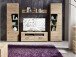 Vitrine >Filmer< in Artisan Eiche Nachbildung aus Metall - 62x205x37cm (BxHxT)