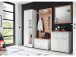 Garderobenschrank >Greifswald< in Weiß - 60x198x38cm (BxHxT)