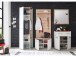 Garderobenschrank >Greifswald< in Weiß - 60x198x38cm (BxHxT)