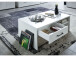 Couchtisch >Filmer< in Schwarz aus Metall - 110x40x65cm (BxHxT)
