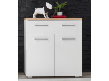 Schuhschrank >Greifswald< in Weiß - 78x85x38cm (BxHxT)