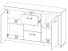 Sideboard >Ingmar< in Betonoxid - 147x88x37cm (BxHxT)