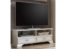 TV-Board >Valeria< in Used White - 130x51x38cm (BxHxT)