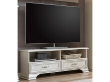 TV-Board >Valeria< in Used White - 130x51x38cm (BxHxT)