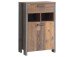 Schuhschrank >Celon< in Old Wood Vintage - 67x105,5x41,6cm (BxHxT)