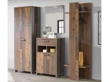 Garderoben-Set >Celon< in Old Wood Vintage -...