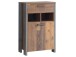 Garderoben-Set >Celon< in Old Wood Vintage - 214x201,5x41,6cm (BxHxT)