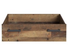 Bett in Schwarz - 60x90,5x204,9cm (BxHxT)