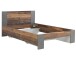 Bett in Schwarz - 60x90,5x204,9cm (BxHxT)