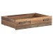 Bett in Schwarz - 60x90,5x204,9cm (BxHxT)