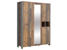 Drehtürenschrank >Celon< in Old Wood Vintage -...