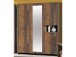 Drehtürenschrank >Celon< in Old Wood Vintage - 156,4x204,7x52,3cm (BxHxT)